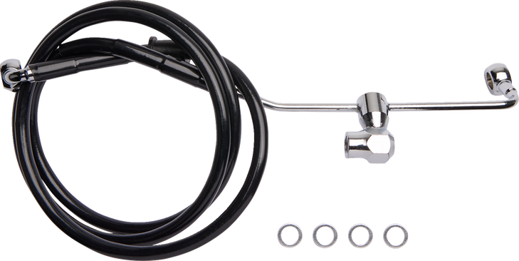 Drag Specialties Brake Line Rr Non Abs Bl