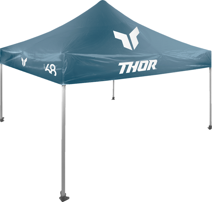 Replacement 10'X10' Canopy Top - Blue Steel/White