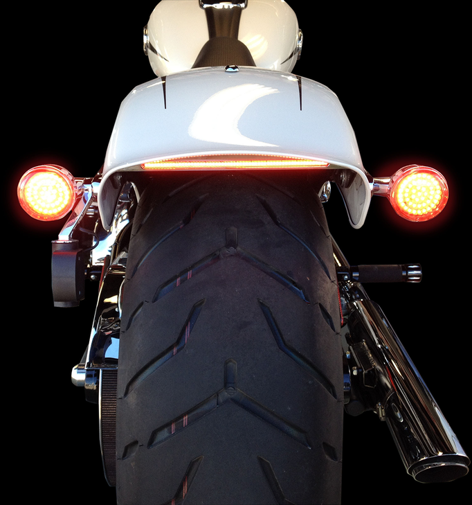 Custom Dynamics Led Taillight - Fxsb - Chrome Cd1054