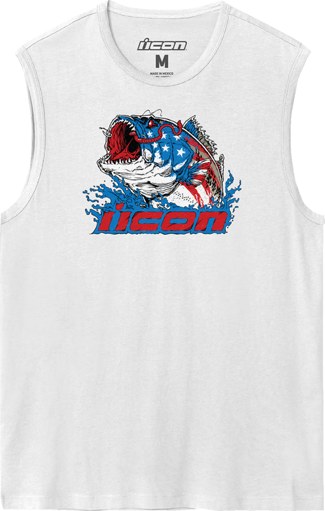 Icon American Basstard Tank Top - White - 2Xl