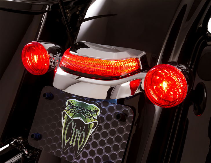 Ciro Taillight - Smoke Lens - Chrome 40153