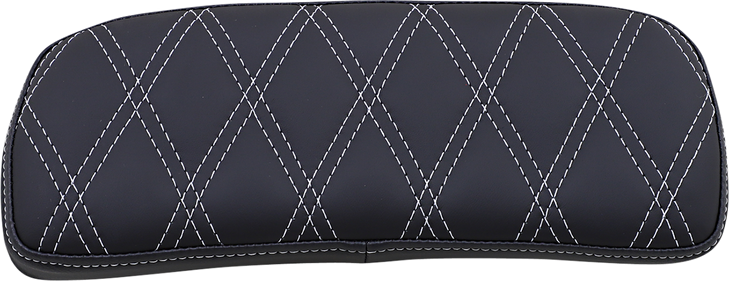 Drag Specialties Chopped Tour-Pak Pad - Double Diamond - Black/Silver