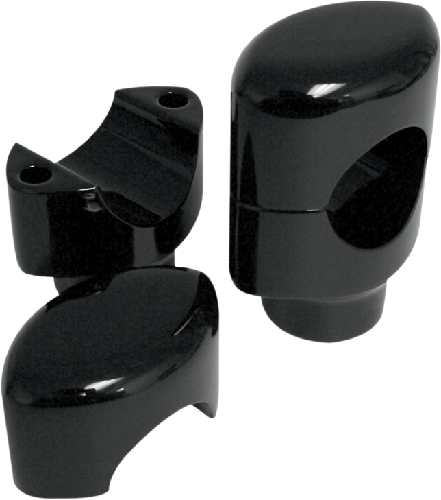 Drag Specialties Risers - Big Buffalo - 1-1/2" - Black