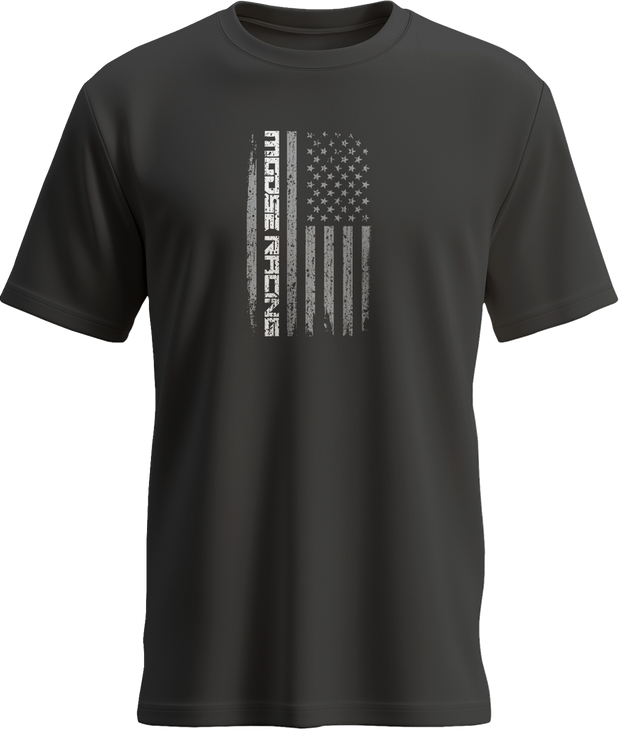 Moose Offroad Stars And Stripes Forever T-Shirt - Black - Large 3030-24425