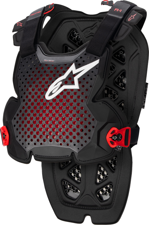 A-1 Pro Chest Guard - Anthracite/Black/Red - M/L 67001231431M/L