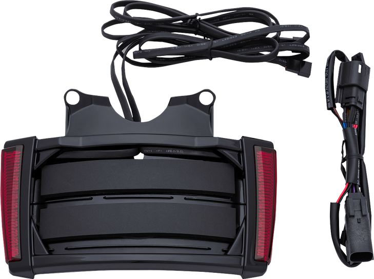 Ciro License Plate Frame - Black - Red 40302