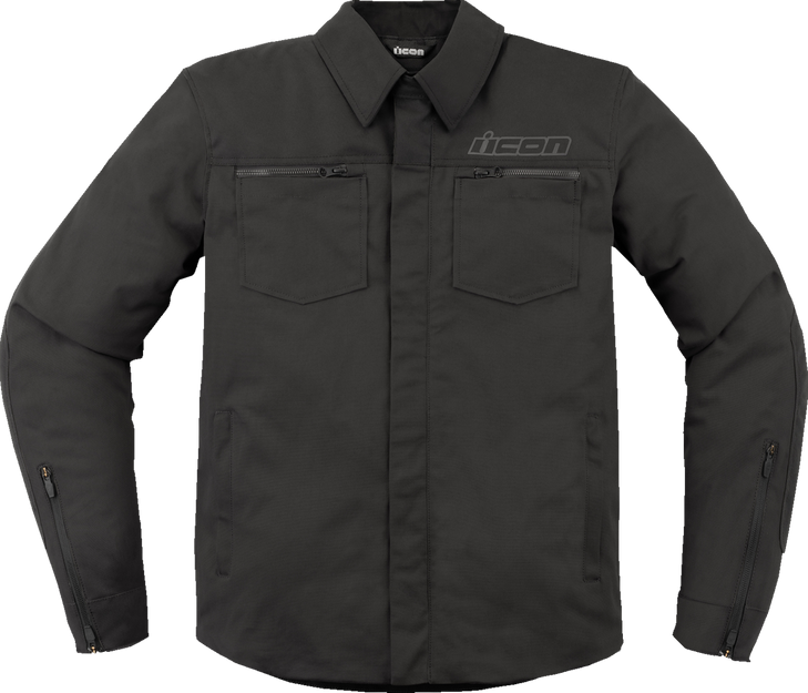 Icon Upstate Canvas Ce Jacket - Black - Large