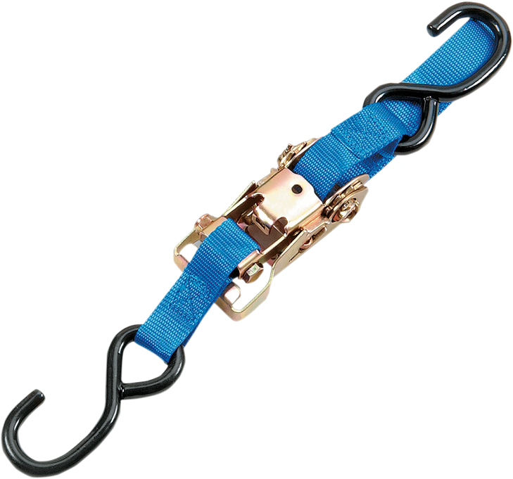 Parts Unlimited Heavy-Duty Ratchet Tie-Down - 1-1/2" X 6' - Blue