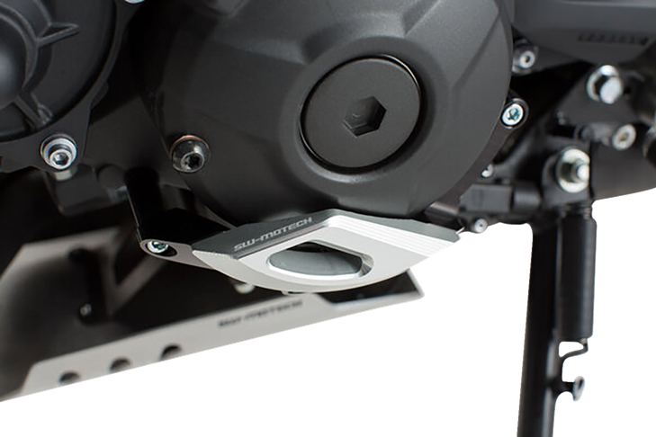 Engine Case Protector - Black/Silver - Yamaha Mss.06.599.10100