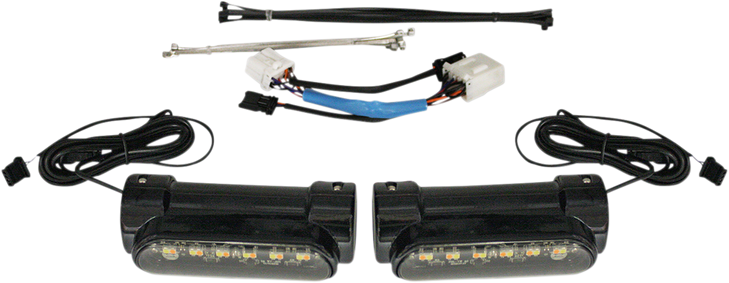 Custom Dynamics Engine Guard Light - '97-'13 Flh - Black Cd-Cb-Aw-Hd-B