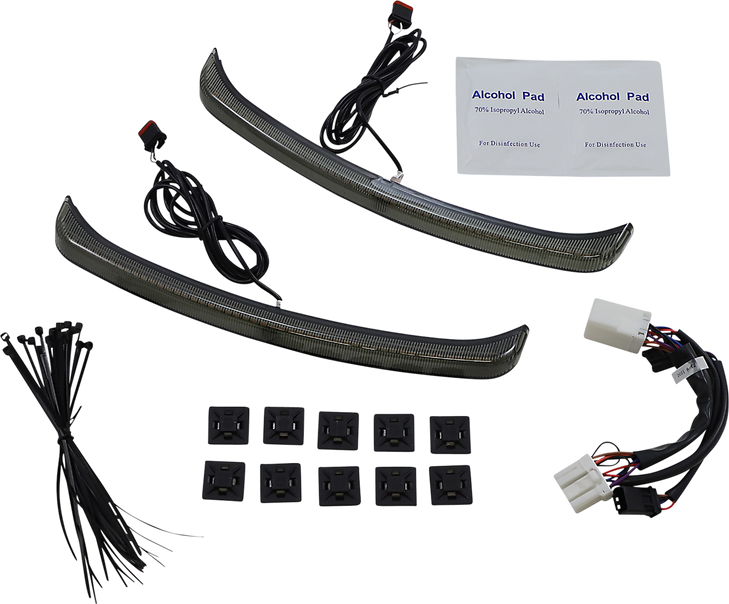 Custom Dynamics Fender Light - Tri Glide Cd-Tgaws-Hd