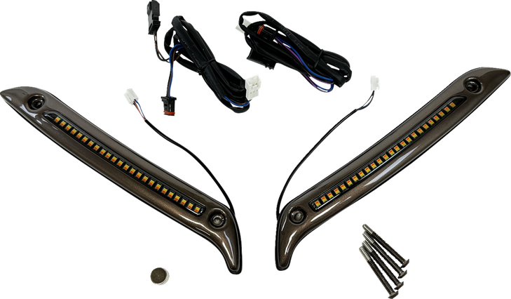 Led Windshield Trim - Dark Bronze Cd-Lrst-Wt-D