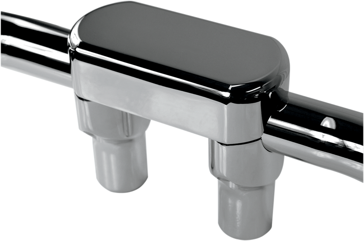 Drag Specialties Risers - 3" - Big Buffalo - Top - Chrome