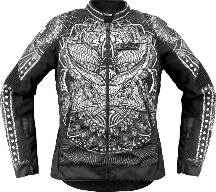 Icon Women'S Overlord3 Noble Jacket - Black - Small