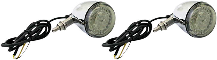 Custom Dynamics Probeam Universal Turn Signals - Chrome/Clear Pb-Unv-Fts-Aw-C