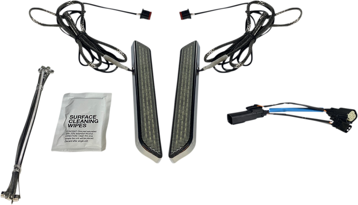 Custom Dynamics Led Fork Light - Smoke - Chrome Cd-Fork-Ss6-Sc