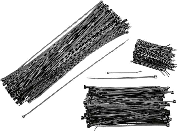 Parts Unlimited Cable Tie - 15" - Black - 100-Pack