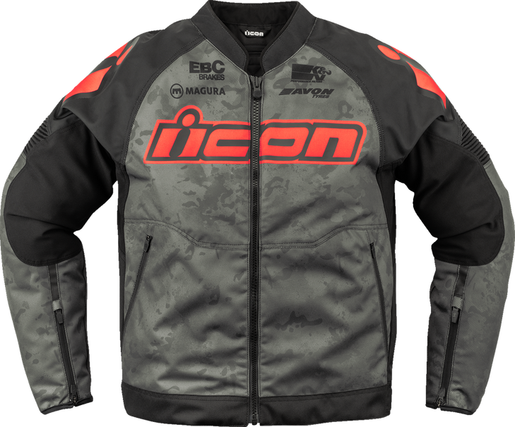 Icon Overlord3 Magnacross Jacket - Gray - Xl