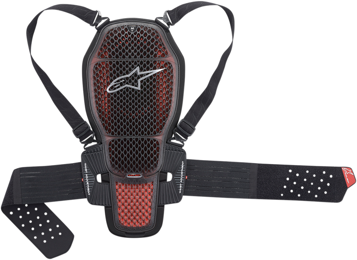 Nucleon Kr-1 Cell Back Protector - Red/Black - Xs 6504520-009-Xs