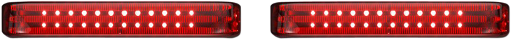 Custom Dynamics Saddlebag Lights - Bcm - Chrome/Red Pb-Sb-Bcm-Cr