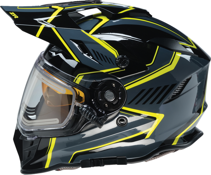 Range Snow Helmet - Rotor - Black/Hi-Viz - Medium
