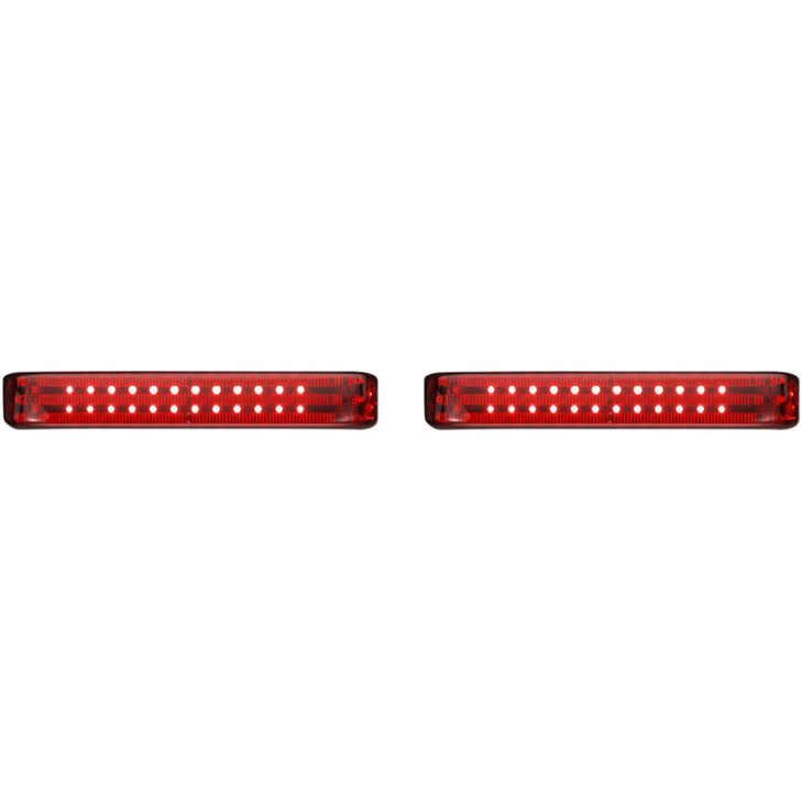 Custom Dynamics Saddlebag Led Lights - Sequential - Black/Red Pb-Sbseq-Hd-Br