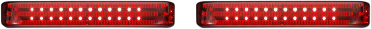 Custom Dynamics Saddlebag Led Lights - Sequential - Chrome/Red Pb-Sbseq-Ss8-Cr