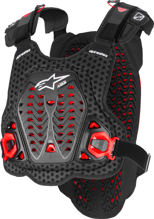 A-5 Plasma Chest Protector - Black/Red/White - M/L 6700825-132-M/L