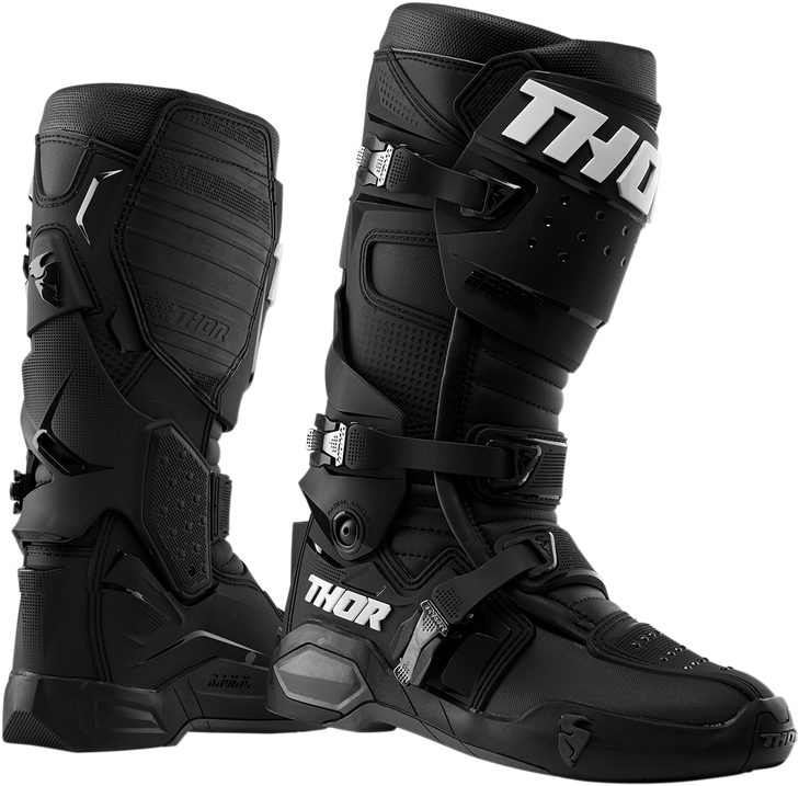 Thor Radial Boots - Black - Size 10