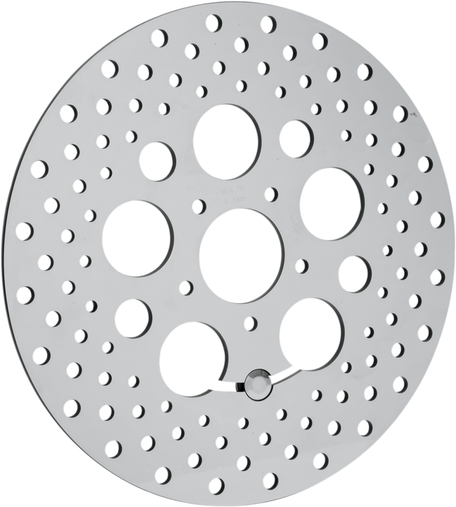 Drag Specialties Drilled Brake Rotor - Front - 11.8" - Touring/Trike