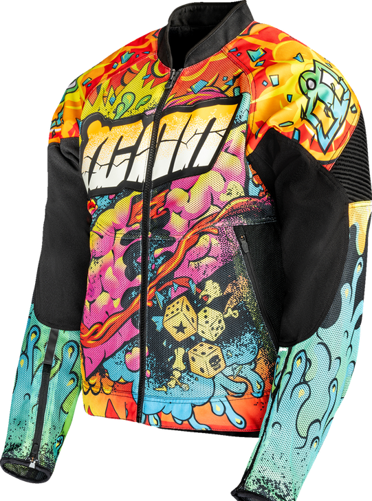Icon Overlord3 Scatterbrain Mesh Jacket - Black - Large
