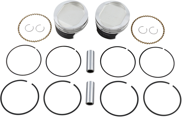 Wiseco Tracker Series Piston Kit - 3.498" - 883 Cc Bored To 1200 Cc - Standard - 883 Xl K0213Ps