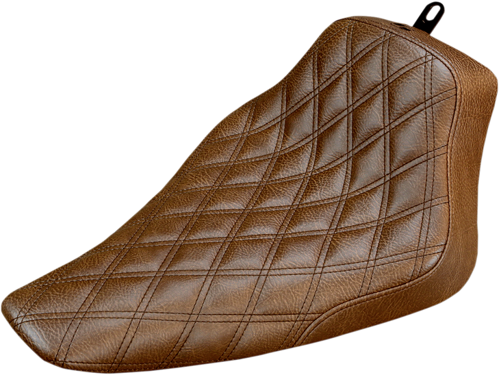 Saddlemen Renegade Solo Seat - Lattice Stitched - Brown - Fls '12-'17 812-26-002Bls