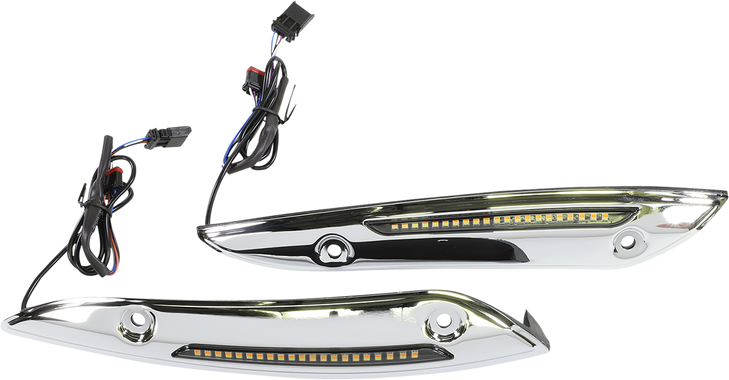 Custom Dynamics Windshield Trim - Chrome Cd-Rg-Wt-Aw2-C