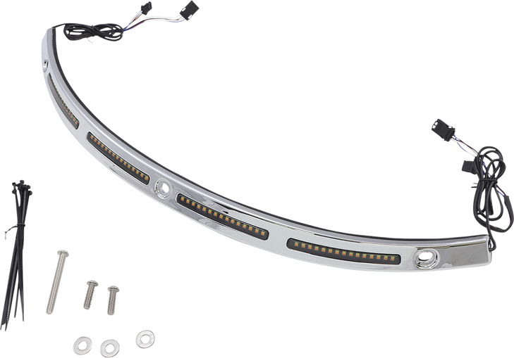Custom Dynamics Windshield Trim - Chrome Cd-Wt2-14-C