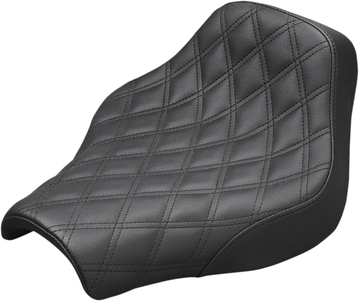 Saddlemen Renegade Solo Seat - Lattice Stitched - Black - Fx '18-'20 818-30-002Ls