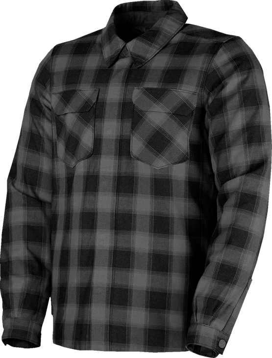 Icon Jacket Fallblock Flannel Black 3X