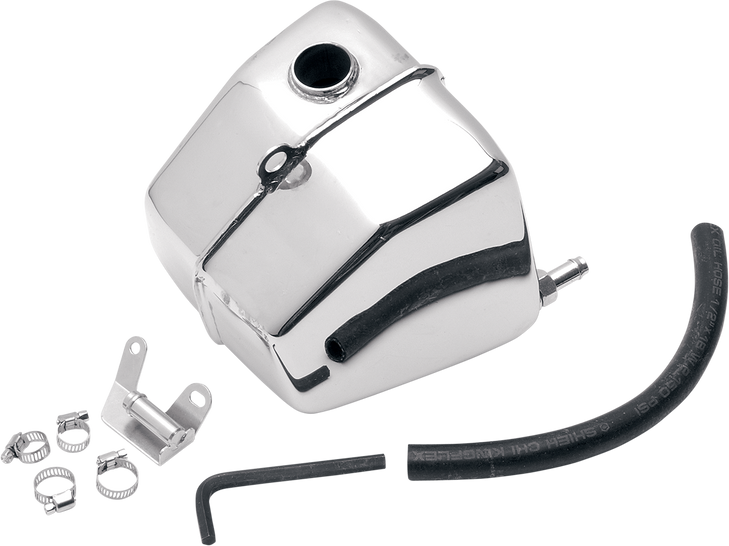 Drag Specialties Oil Tank - Chrome - Fxr