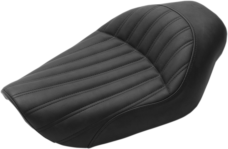 Saddlemen Knuckle Solo Seat - Ribbed - Black - Fxd '96-'03 896-04-0023