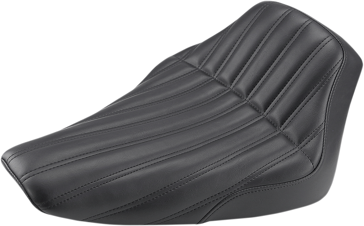 Saddlemen Knuckle Solo Seat - Ribbed - Black - Fls 812-26-0023