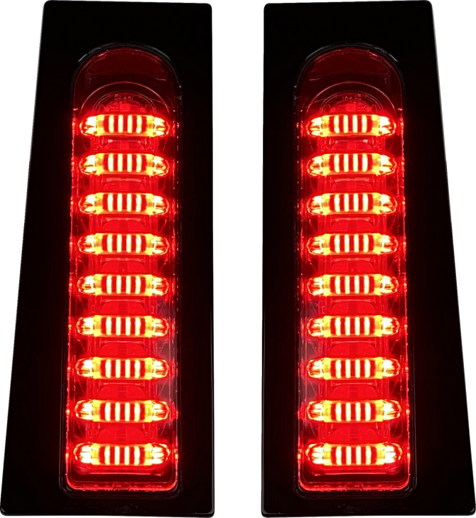 Probeam Auxiliary Fillerz - Run/Brake/Turn - Smoke Lens - Gloss Black Pb-Fill-23-Sb