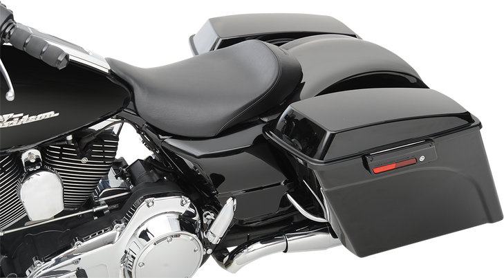 Saddlemen S3 Super Slammed Seat - Solo - Black - '08-'23 Flh/Flt 808-07B-002