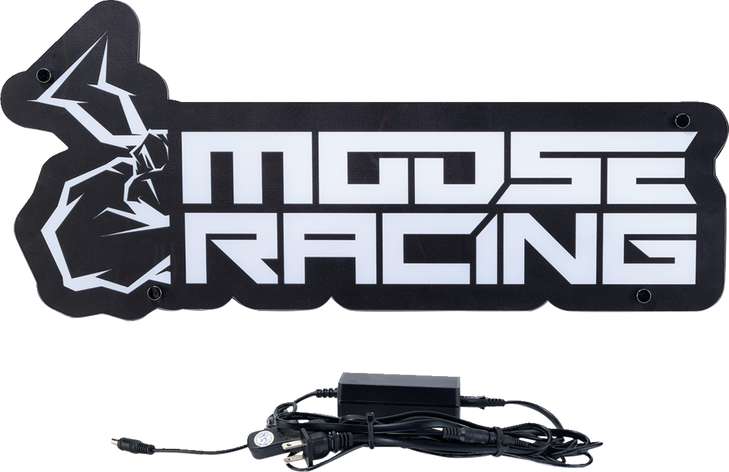 LIGHTED SIGN MOOSE RACING
