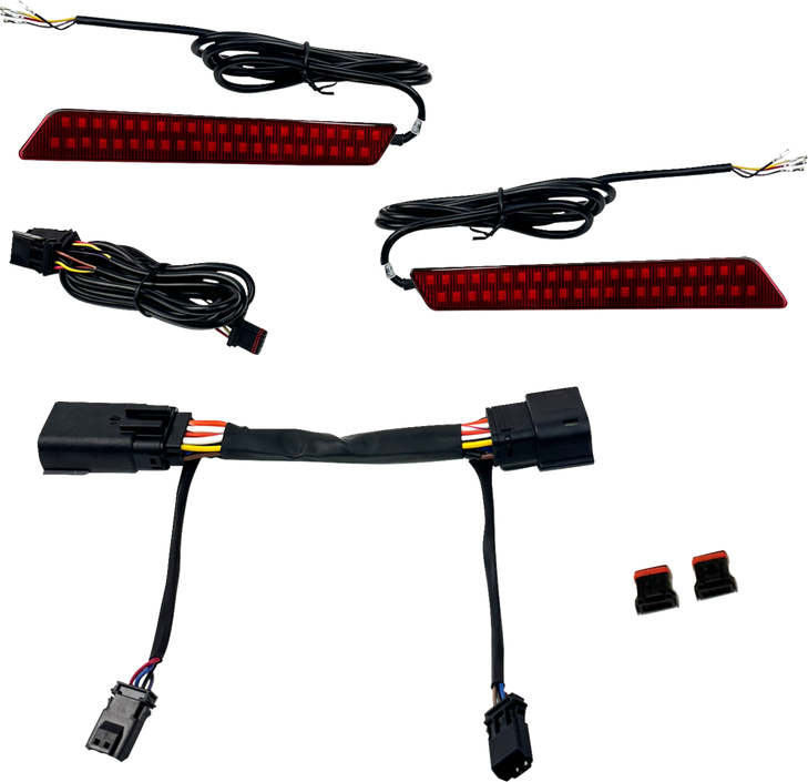 Led Latch Lights - Saddlebag - Red Lens Cd-Latch-23-R