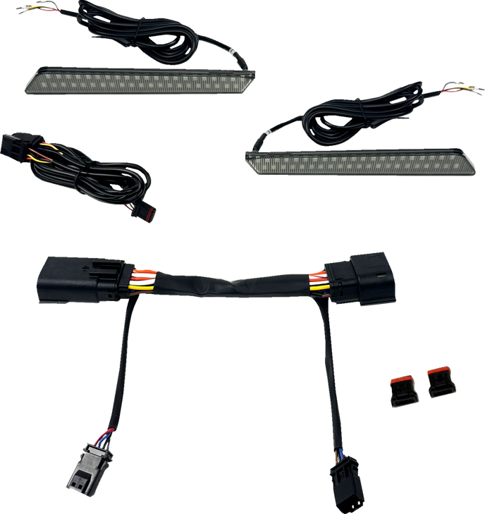 Led Latch Lights - Saddlebag - Smoke Lens Cd-Latch-23-S