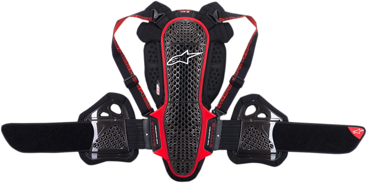 Nucleon Kr-3 Back Protector - Black/Red - Large 6504718-13-L