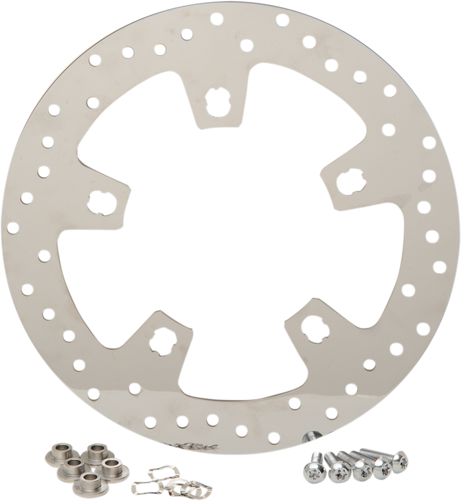Drag Specialties Drilled Brake Rotor - Front - 11.8" - Touring