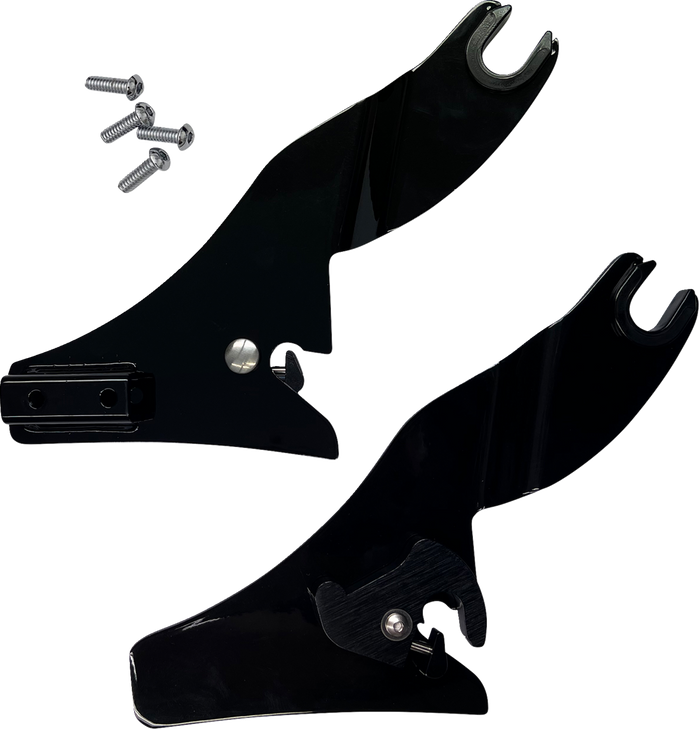 Drag Specialties Sideplate Qk Rel 09-Up Bl