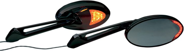 Rivco Products Universal Led Lighted Mirrors - Black Mirledbk