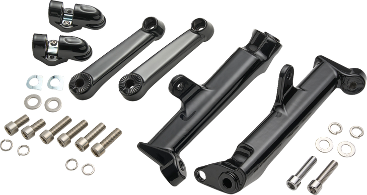 Frame Mounted Adjustable Highway Peg Mount - Standard - Black 60121